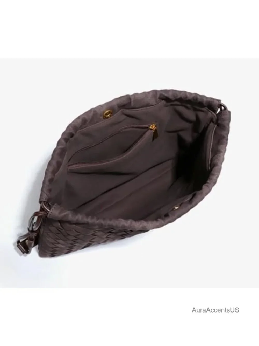 Slouchy Suede Woven Hobo Bag Women Crossbody Shoulder Tote Purse Drawstring